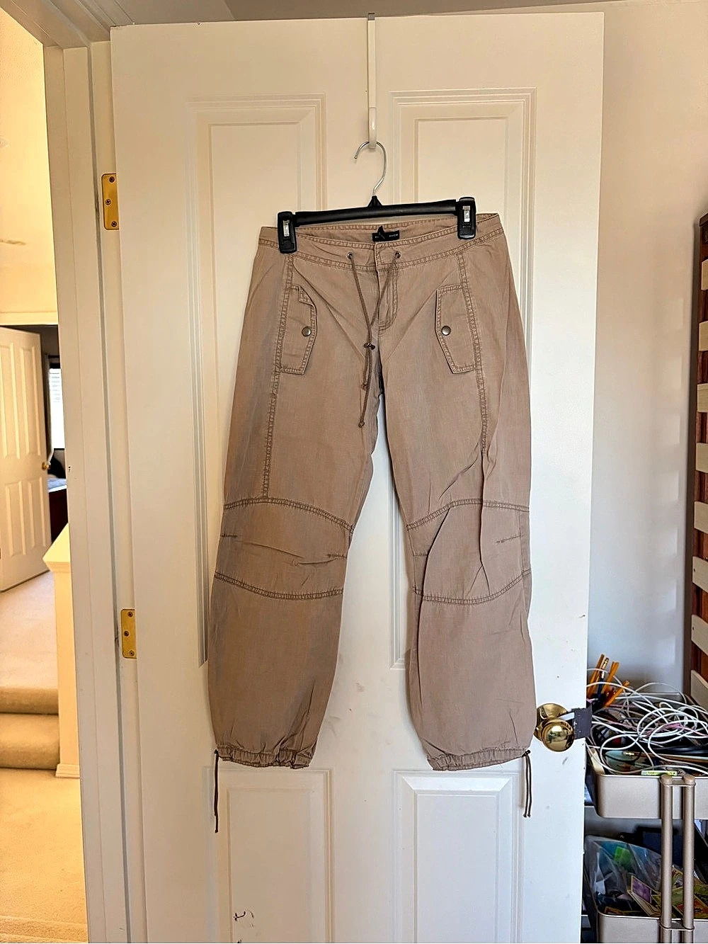 Club Monaco Cotton Cargo Jogger Pants Size 4
